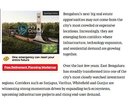 IVY County: At the intersection of global trends and East Bengaluru’s growth story